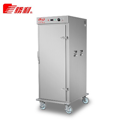 商用不锈钢11层单门保温餐柜SLW-11G 酒店食堂保温车移动保温柜