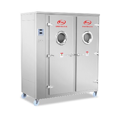 厂家新款不锈钢远红外线酒楼餐厅厨房双门消毒柜餐具二星级消毒柜