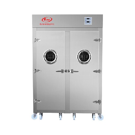 胜利牌 红外线不锈钢餐具高温消毒柜 酒店餐厅厨房用双门消毒柜