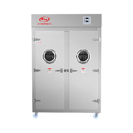 胜利牌远红外线不锈钢餐具高温消毒柜 酒店餐厅厨房用双门消毒柜