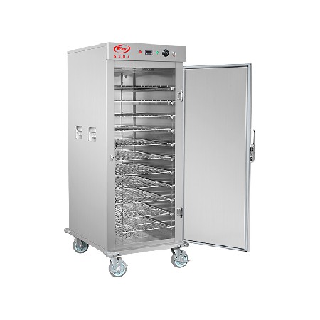 商用不锈钢11层单门保温餐柜SLW-11G 酒店食堂保温车移动保温柜