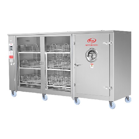 厂家供应胜利牌商用柜式远红外线餐具厨房消毒柜 可移动消毒柜