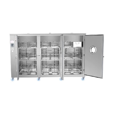 广东商用消毒柜供应三门柜式不锈钢商用远红外餐具高温消毒柜